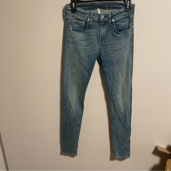Rag & Bone High Rise Skinny Clean Street Water- Size 27 - Picture 3 of 11